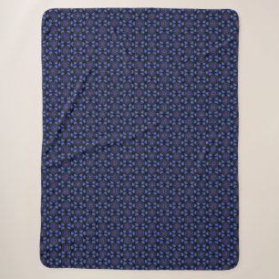 The Velvet Sapphire Collection Sherpa Blanket