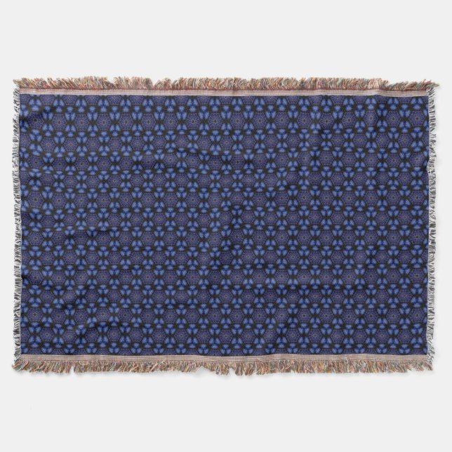 The Velvet Sapphire Collection Throw Blanket (Front)