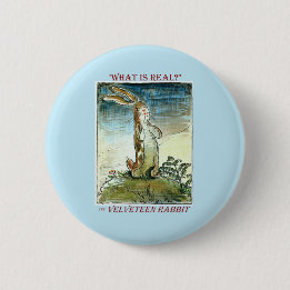 The Velveteen Rabbit 6 Cm Round Badge