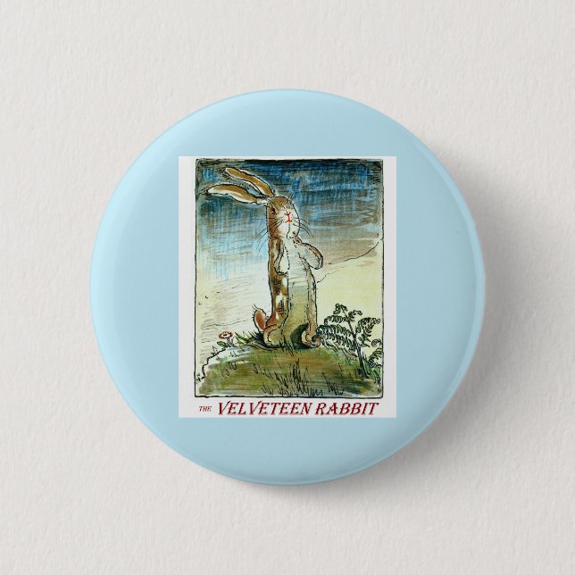 The Velveteen Rabbit Button (Front)