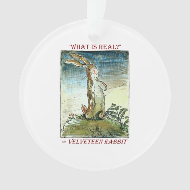 The Velveteen Rabbit Ornament (Front)