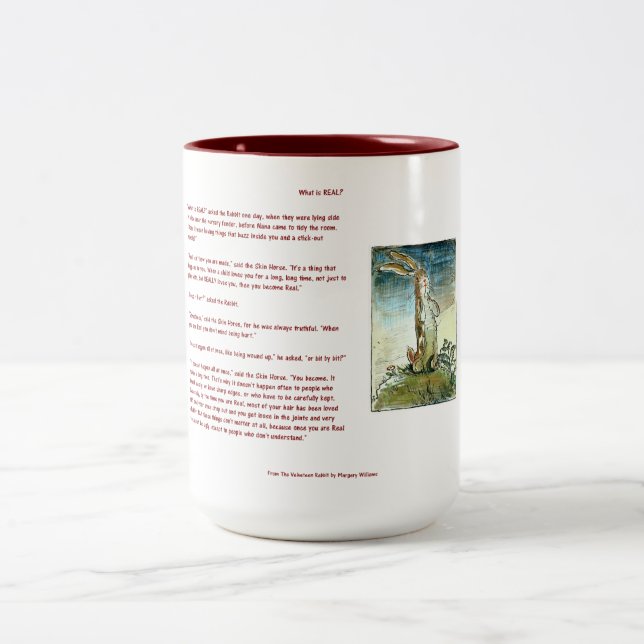 The Velveteen Rabbit - What is Real? Mug (Center)