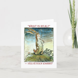 The Velveteen Rabbit - What is Real? Note Card