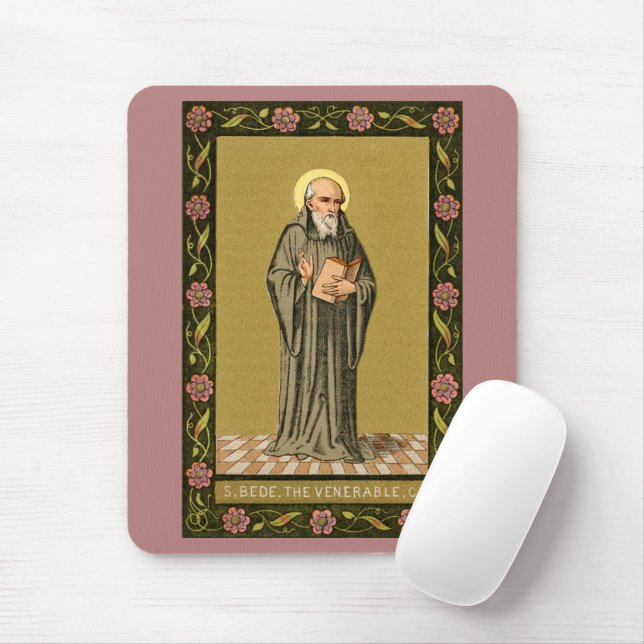 The Venerable Bede Preaching (P 008) Mouse Mat (With Mouse)