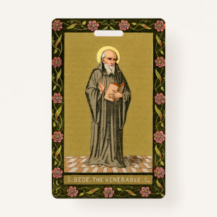 The Venerable Bede Preaching (P 008; Prayer) ID Badge