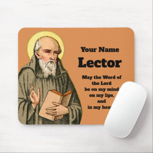 The Venerable Bede Preaching (P 008; Prayer) Mouse Mat