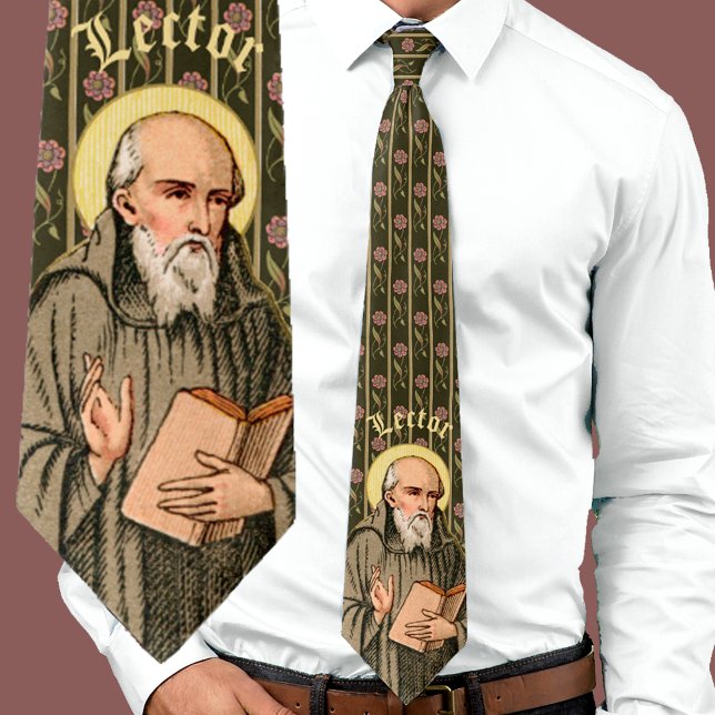 The Venerable Bede Preaching (P 008) Tie (Creator Uploaded)