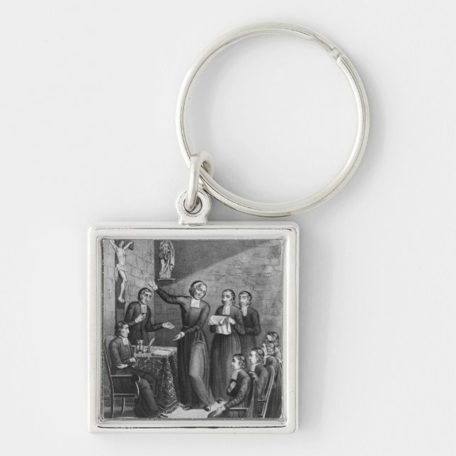 The Venerable Saint Jean-Baptiste de La Salle Key Ring (Front)