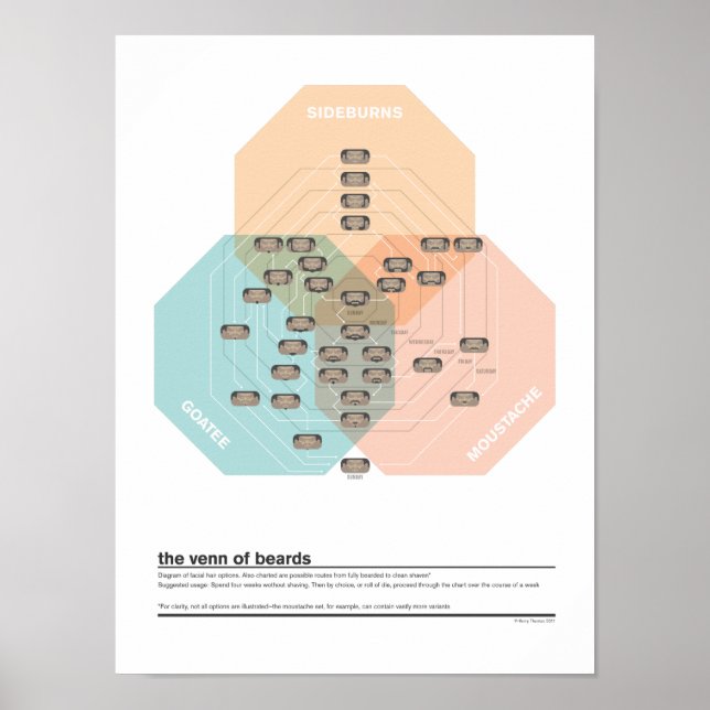 The Venn of Beards Poster (Front)