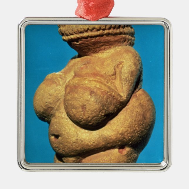 The Venus of Willendorf Metal Tree Decoration (Front)