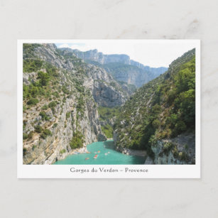The Verdon Gorge Postcard