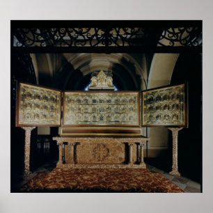 The Verduner Altar, with panels depicting Poster