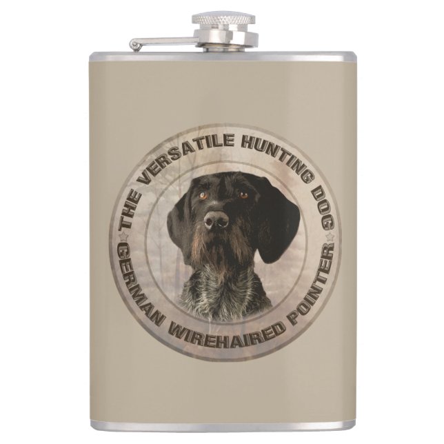 The Versatile Hunting Dog Flask (Front)