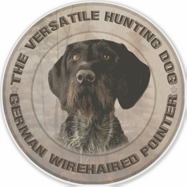 The Versatile Hunting Dog Sticker (Front)