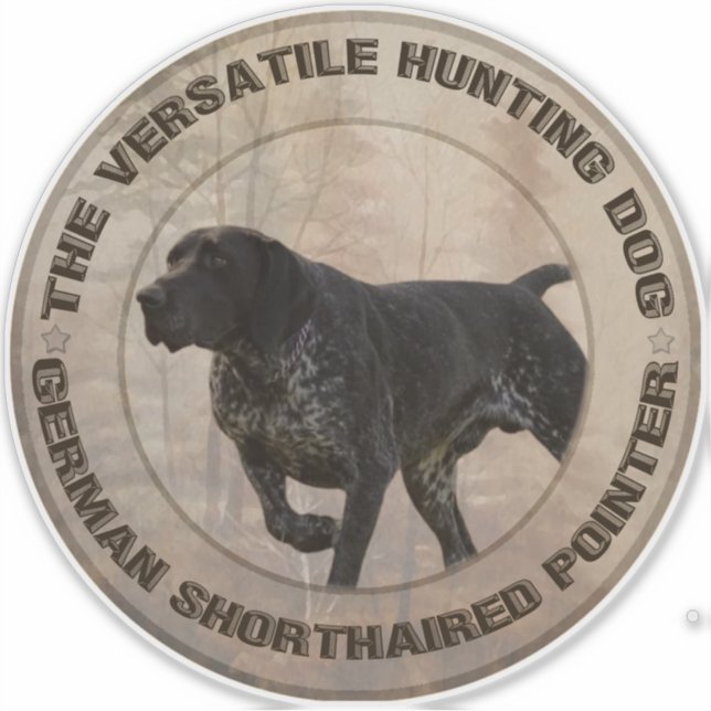 The Versatile Hunting Dog Sticker (Front)