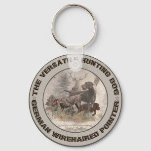 The Versatile Hunting Dog Sticker Car Magnet Paper Key Ring