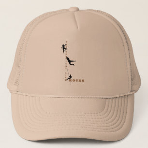 The Vertical Life - Rock Climbing Design Trucker H Trucker Hat