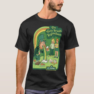 The Very Drunk Leprechaun St Patrick S Day Happy P T-Shirt