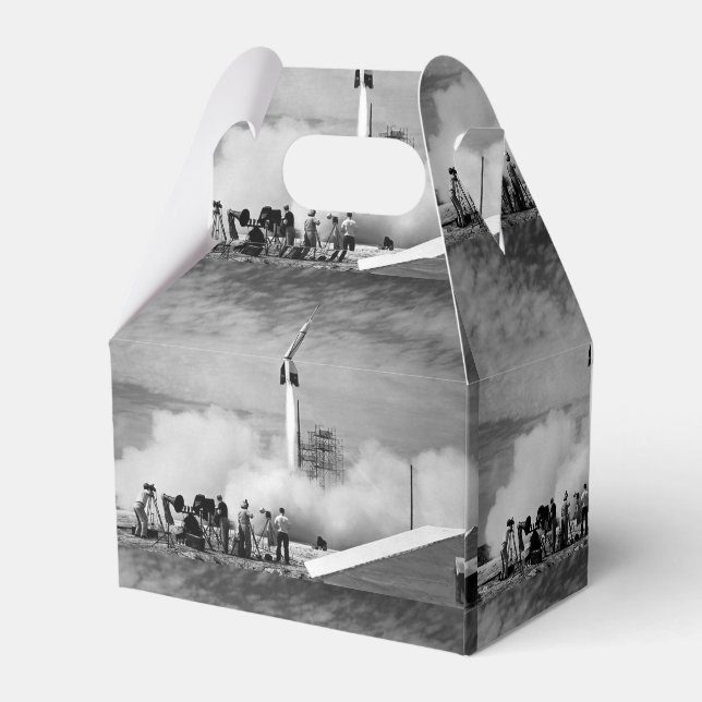 The Very First Rocket Launch At Cape Canaveral Favour Box (Back Side)