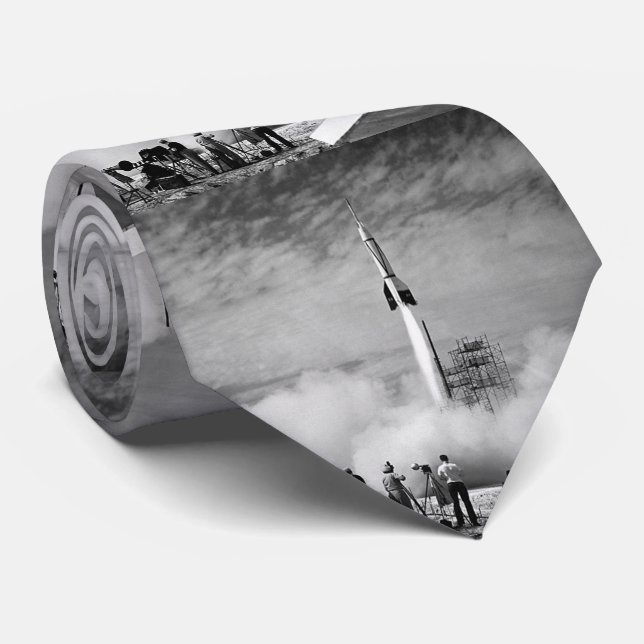 The Very First Rocket Launch At Cape Canaveral Tie (Rolled)