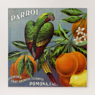 The Very Green Parrot Jigsaw Puzzle