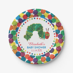 The Very Hungry Caterpillar Baby Shower Paper Plate
