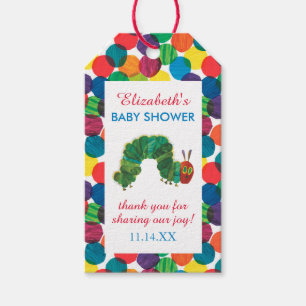 The Very Hungry Caterpillar Baby Shower Thank You Gift Tags