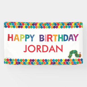 The Very Hungry Caterpillar Birthday Banner