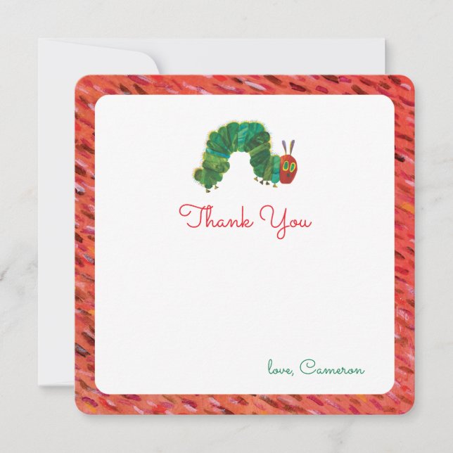 The Very Hungry Caterpillar Birthday | Thank You (Front)