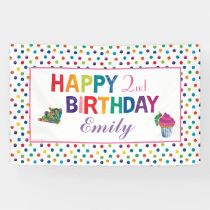 The Very Hungry Caterpillar Butterfly Birthday Ban Banner