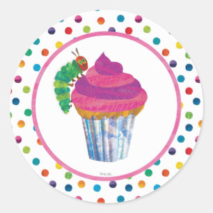 The Very Hungry Caterpillar Butterfly Birthday Classic Round Sticker