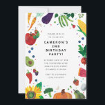 The Very Hungry Caterpillar Fruit Birthday Invitation<br><div class="desc">Celebrate your child's Birthday with these festive Eric Carle Birthday invitations featuring all the Very Hungry Caterpillar. Personalise by adding all your party details!</div>