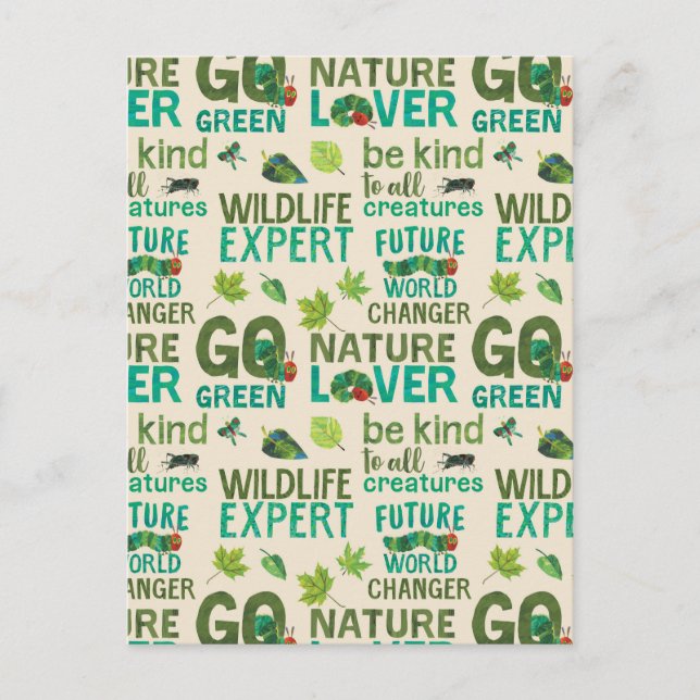 The Very Hungry Caterpillar Future World Changer Postcard (Front)