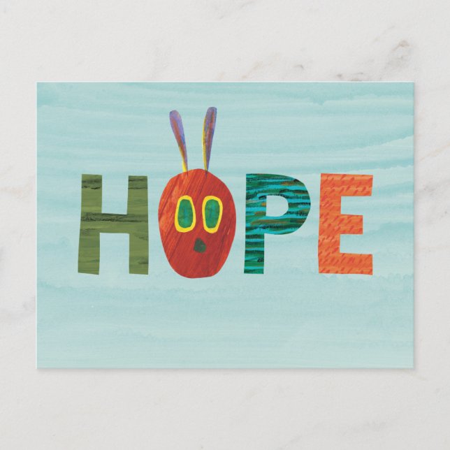 The Very Hungry Caterpillar Hope Postcard (Front)