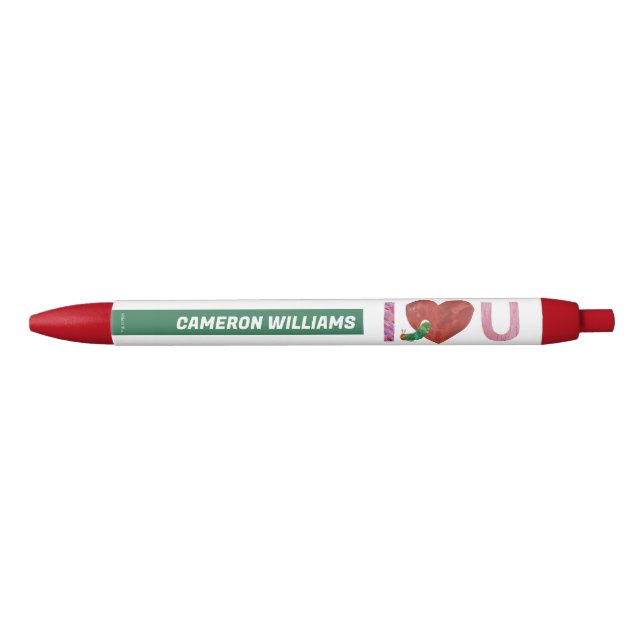 The Very Hungry Caterpillar | I Heart You Black Ink Pen (Front)