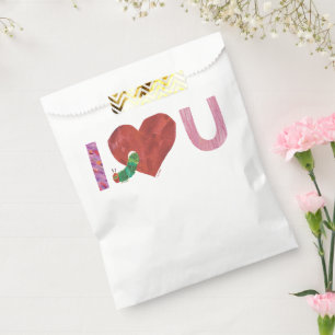 The Very Hungry Caterpillar   I Heart You Favour Bags