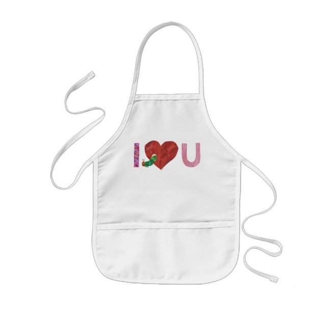The Very Hungry Caterpillar | I Heart You Kids Apron (Front)