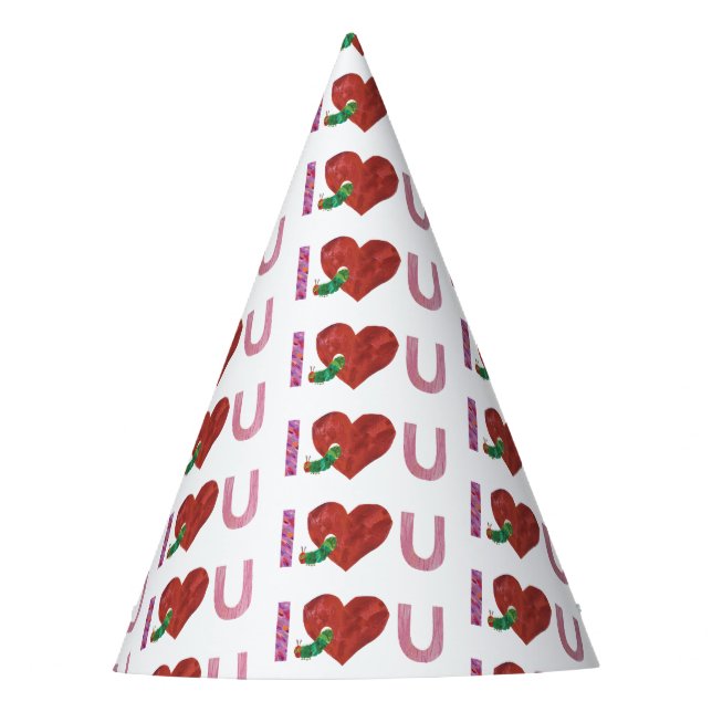 The Very Hungry Caterpillar | I Heart You Party Hat (Front)