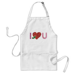 The Very Hungry Caterpillar I Heart You Standard Apron