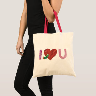 The Very Hungry Caterpillar   I Heart You Tote Bag