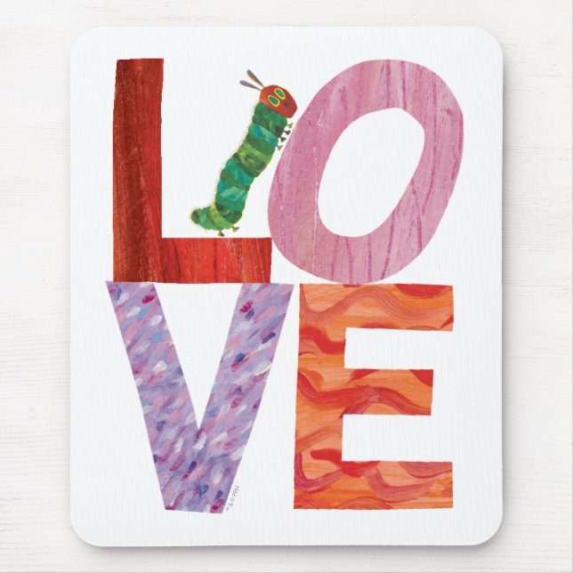 The Very Hungry Caterpillar | LOVE Mouse Mat (Front)