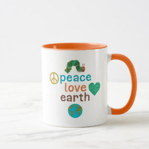 The Very Hungry Caterpillar Peace Love Earth Mug