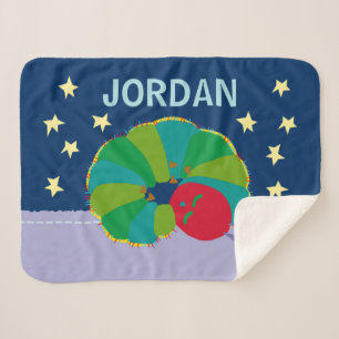 The Very Hungry Caterpillar   Sweet Dreams Sherpa Blanket