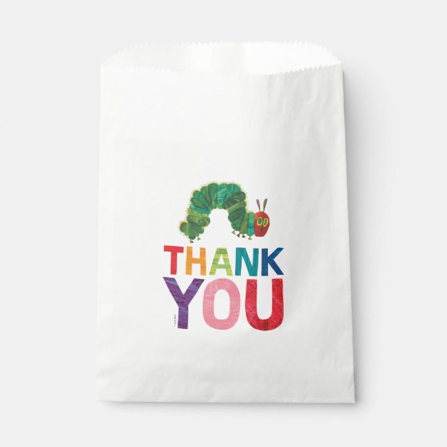 The Very Hungry Caterpillar Thank You Favour Bags (Front)