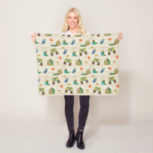 The Very Hungry Caterpillar Wildlife Expert Patter Fleece Blanket