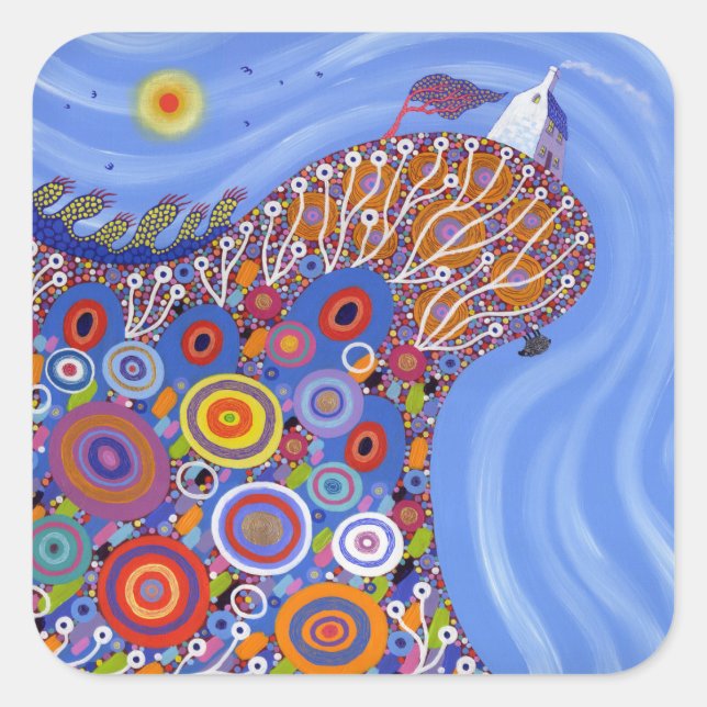 The Very Precarious Sheep 2014 Square Sticker (Front)