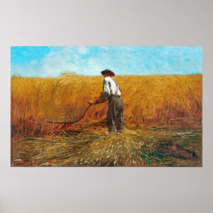 The Veteran in a New Field (1865) by Winslow Homer Poster