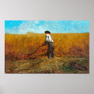The Veteran in a New Field   Winslow Homer   Poster