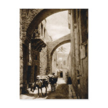 The Via Dolorosa in Jerusalem