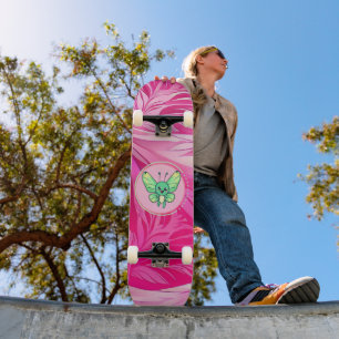 THE VIBRANT BUTTERFLY SYMBOLIZING VITALITY, GROWTH SKATEBOARD